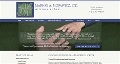 Desktop Screenshot of morawiczlaw.com